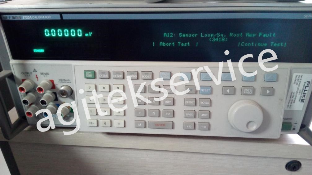 西安福祿克代理商分享Fluke 5720A多功能校準(zhǔn)器維修案例