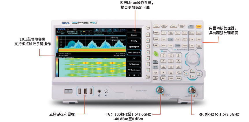 高貴不貴 | RIGOL發布全新實時頻譜分析儀RSA3000E系列(圖5)