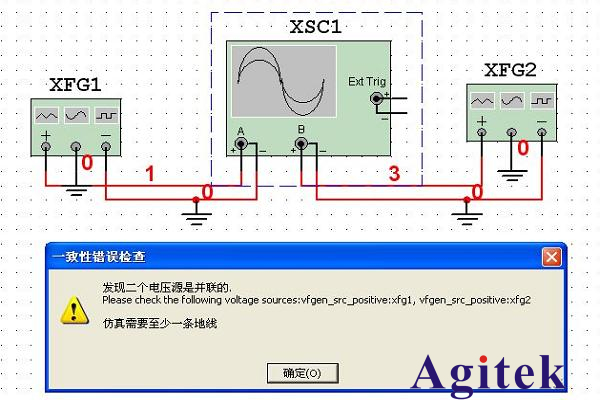 函數信號發生器multisim的連接方法